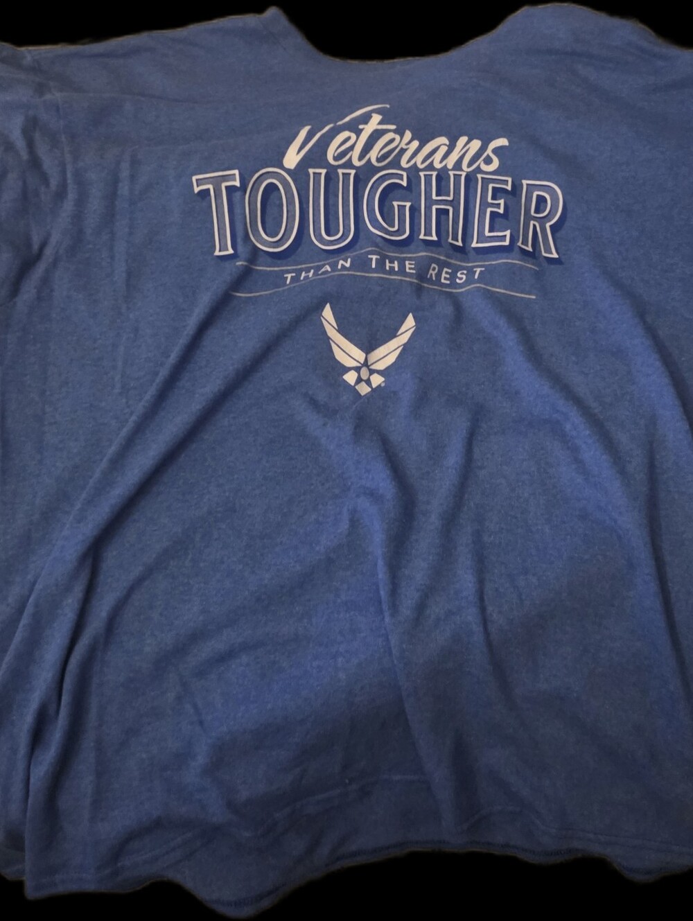 Veterans Tougher Blue Graphic Tee